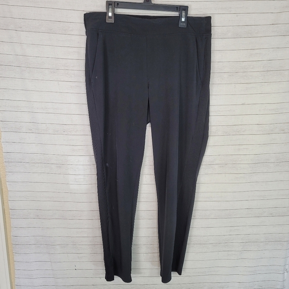 Athleta Stella Shale Ankle  Stretch Trouser Pants in Black, sz 4 - Picture 1 of 12